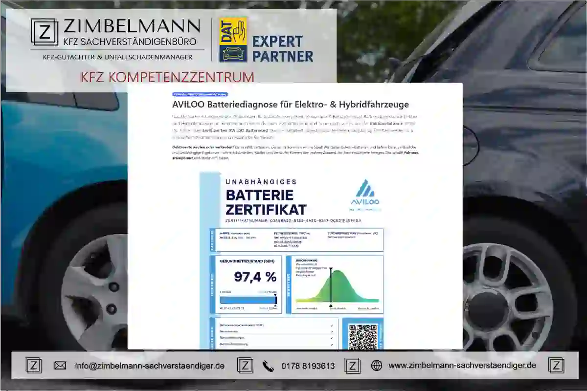 AVILOO Batteriediagnose für Elektro- & Hybridfahrzeuge